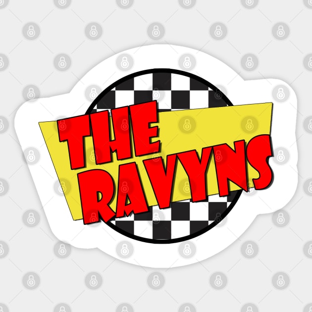 The Ravyns - Fast Times Style Logo Sticker by RetroZest